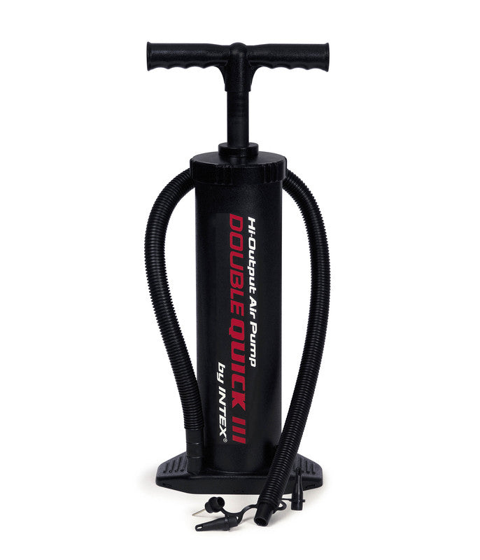 INTEX Double Quick III High-Output Hand Pump – Dual Action Manual Inflator for Pools and Boats