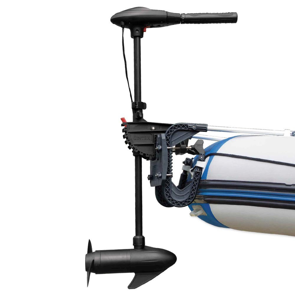 INTEX 12V Transom Mount Electric Trolling Motor – High-Efficiency Boat Motor for Freshwater & Saltwater Use - Image 2