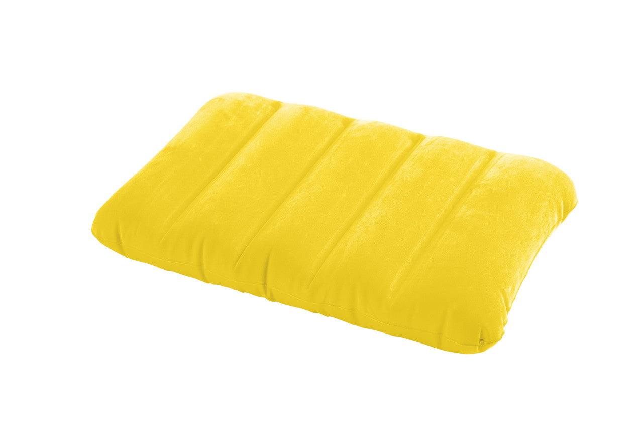 INTEX Kids Inflatable Travel Pillow – Soft Velvety Surface Pillow for School Trips & Camping - Image 2