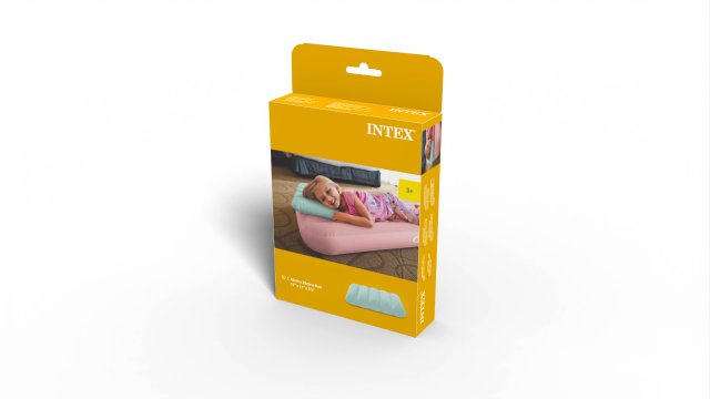 INTEX Kids Inflatable Travel Pillow – Soft Velvety Surface Pillow for School Trips & Camping - Image 5