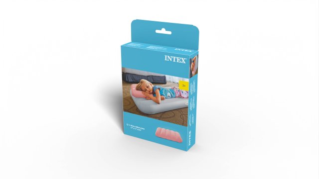 INTEX Kids Inflatable Travel Pillow – Soft Velvety Surface Pillow for School Trips & Camping - Image 6