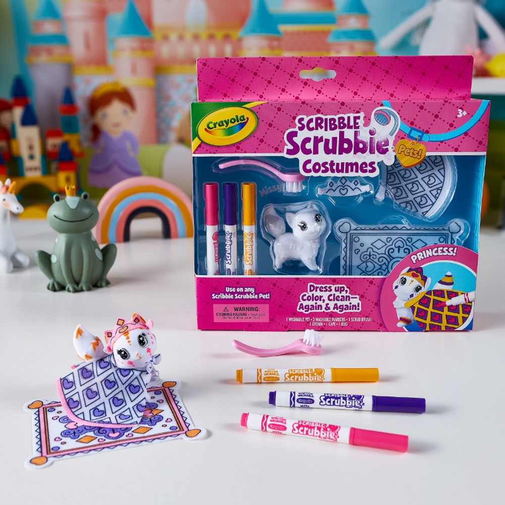 CRAYOLA LLC Crayola Pets Scribble Scrubbie Costumes Playset Unisex, 3-4 Years - Image 4