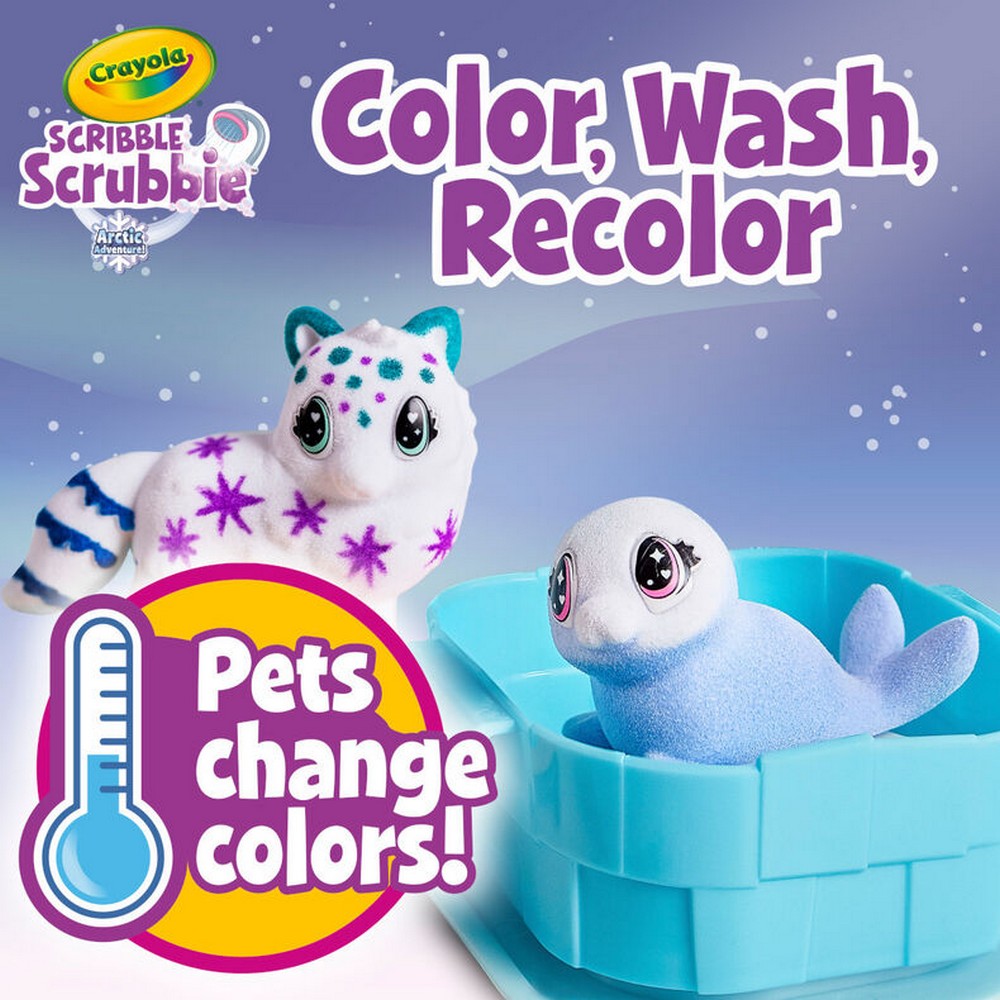CRAYOLA LLC Crayola Scribble Scrubbie Pets Arctic Igloo Playset Unisex, 3-4 Years - Image 5