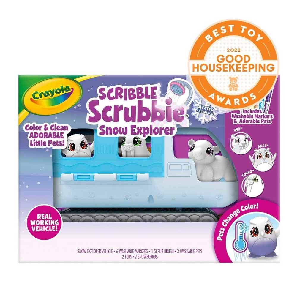 CRAYOLA LLC Crayola Scribble Scrubbie Snow Explorer Playset Unisex, 3-4 Years