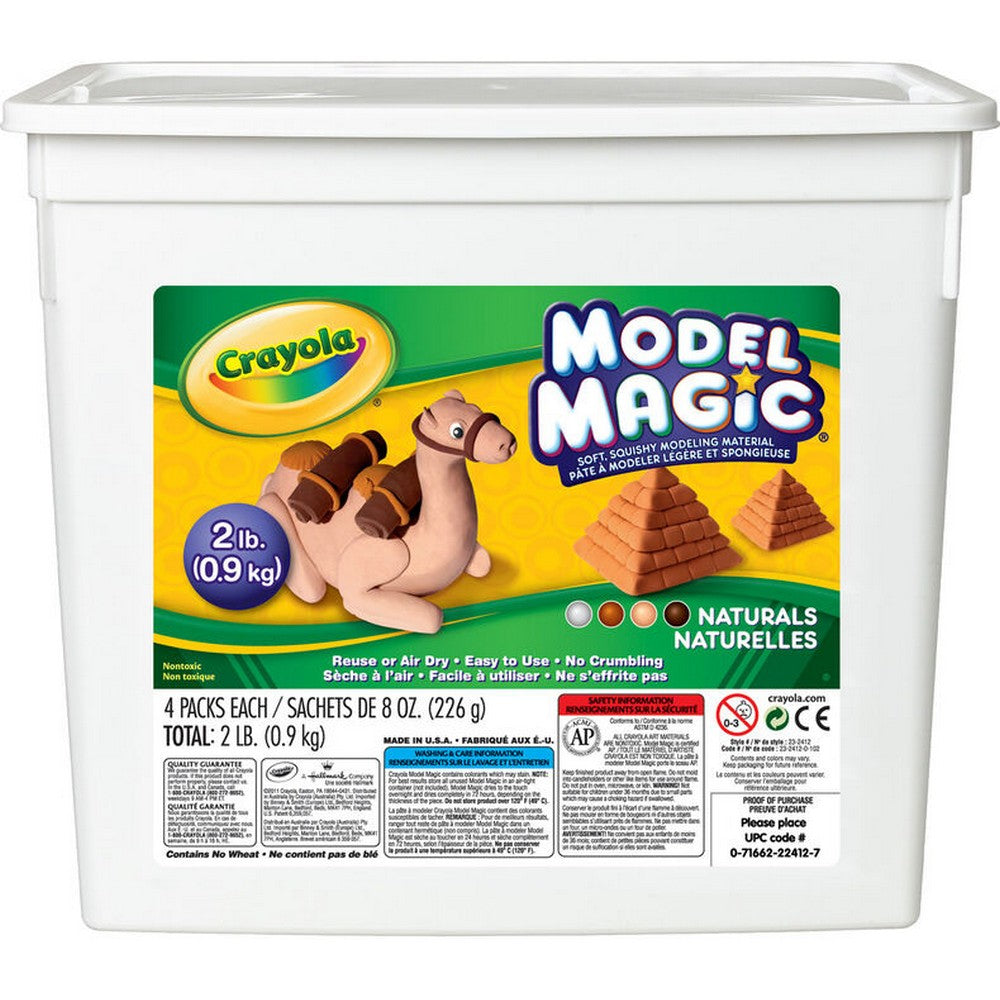 CRAYOLA LLC Crayola Model Magic Natural Colors Modeling Compound Unisex, 3-4 Years