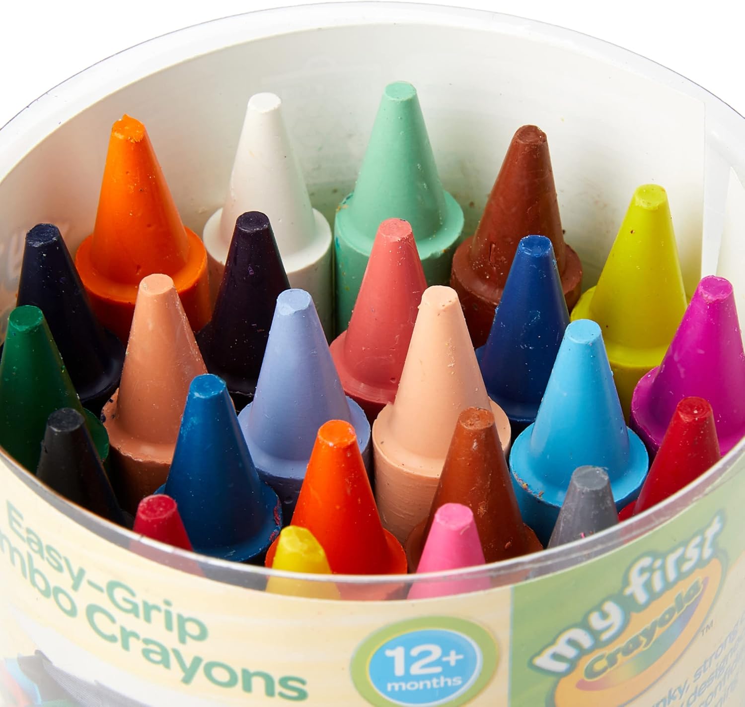 CRAYOLA LLC Mini Kids Jumbo Crayons – 24 Count, Easy-Grip, Colorful Crayons for Creative Fun - Image 3