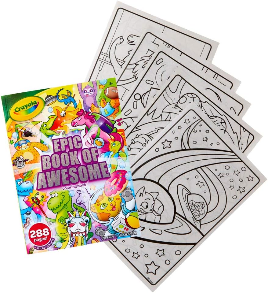 CRAYOLA LLC Crayola Awesome Colouring Book Unisex, 3+ Years - Image 3