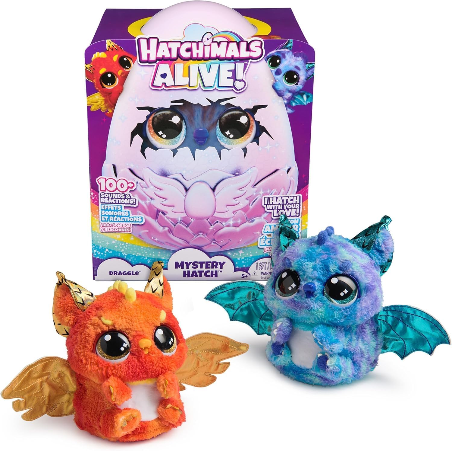 HATCHIMALS MYSTERY - HATCH 1 OF 4 FLUFFY