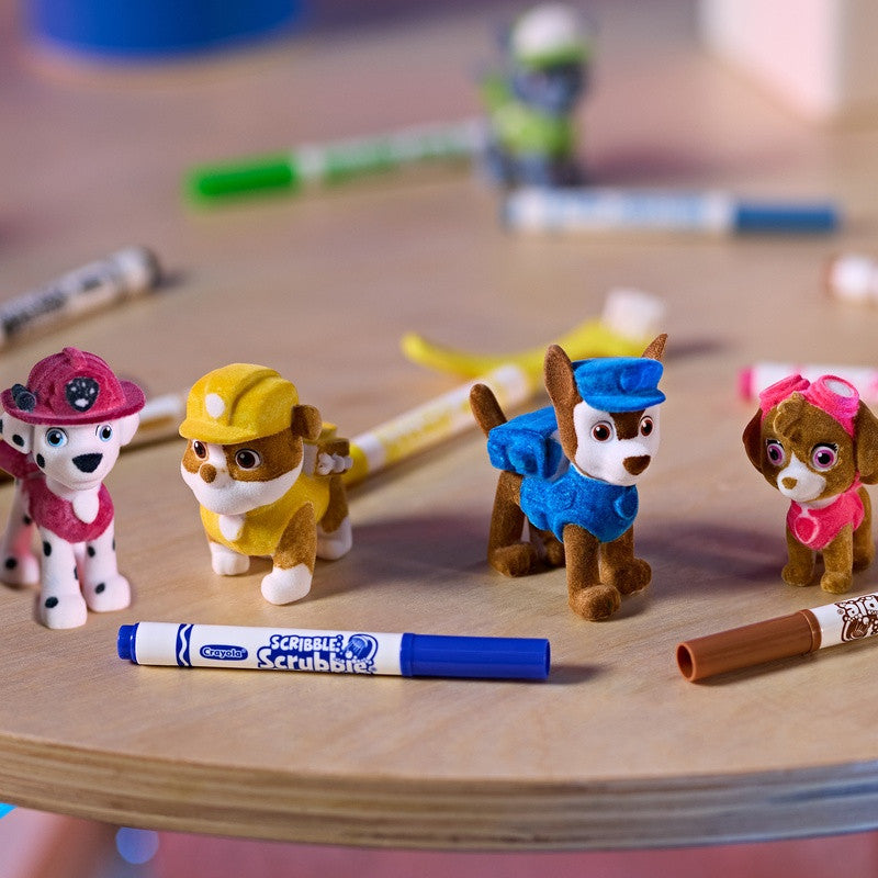 CRAYOLA Washimals Pets Paw Patrol Activity Set – 4 Pups with Washable Stickers - Image 3