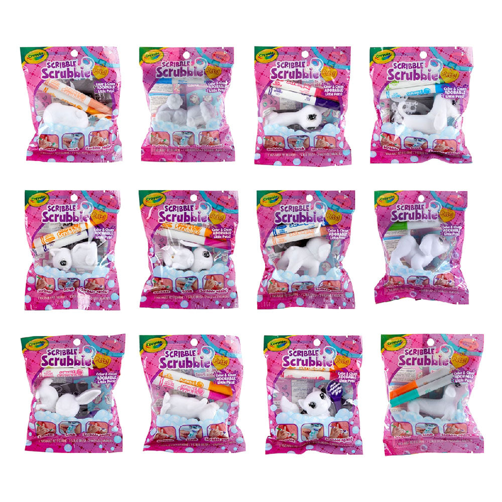 CRAYOLA LLC Crayola Assorted Scribble Scrubbie Unisex, 3+ Years