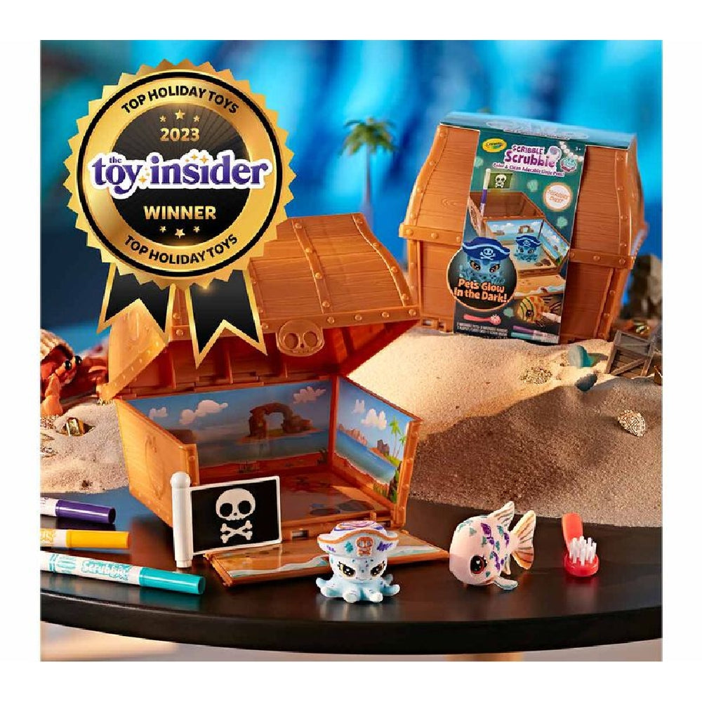 CRAYOLA LLC Crayola Scribble Scrubbie Ocean Treasure Chest Unisex, 3+ Years - Image 7