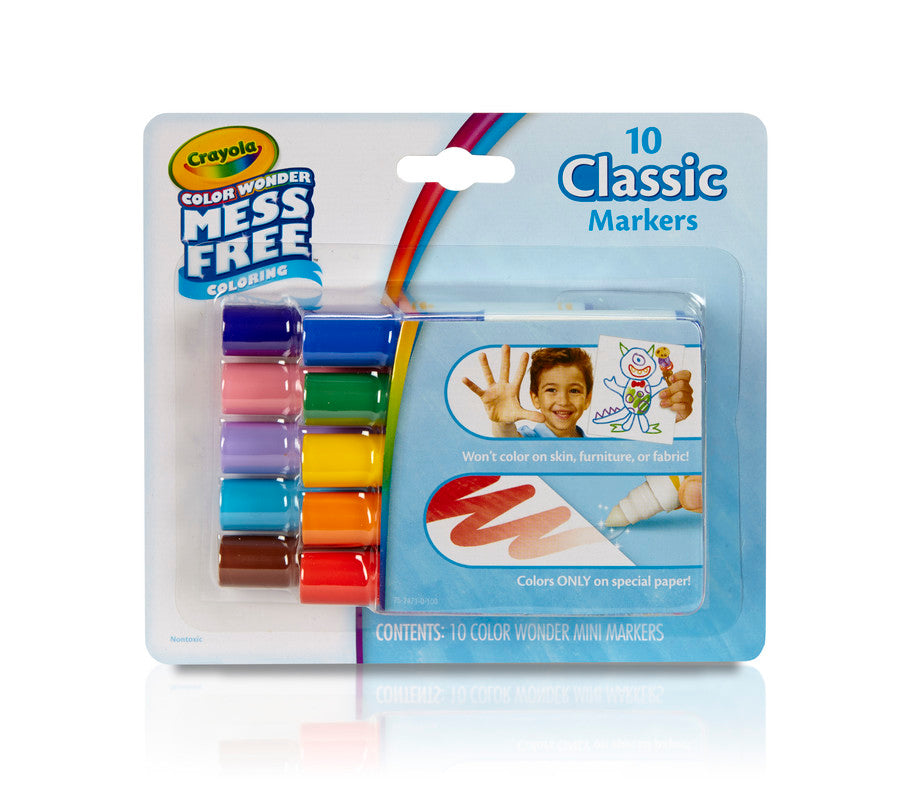 Color world,10CT CLASSIC WASH MINI
MARKERS,10PK