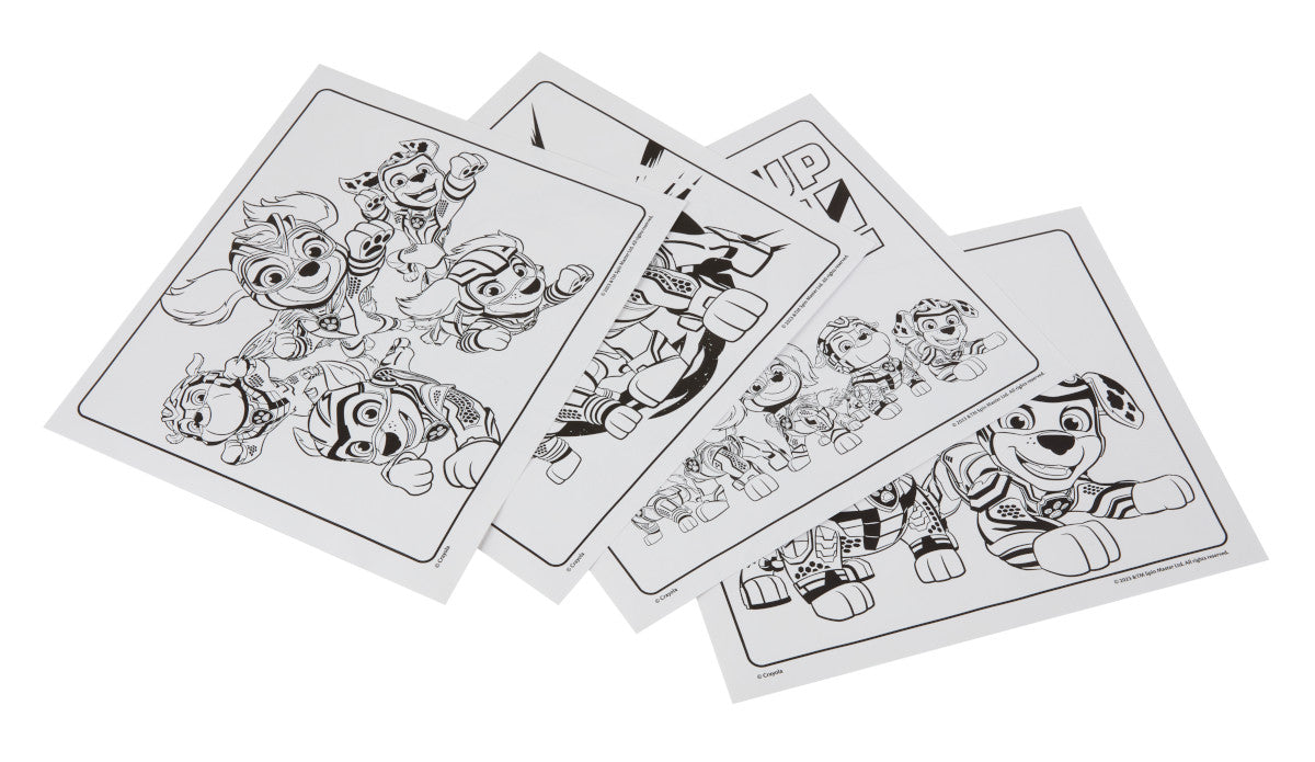 CRAYOLA Paw Patrol Color Wonder Set – Foldalope Pad with 4 Mini Markers