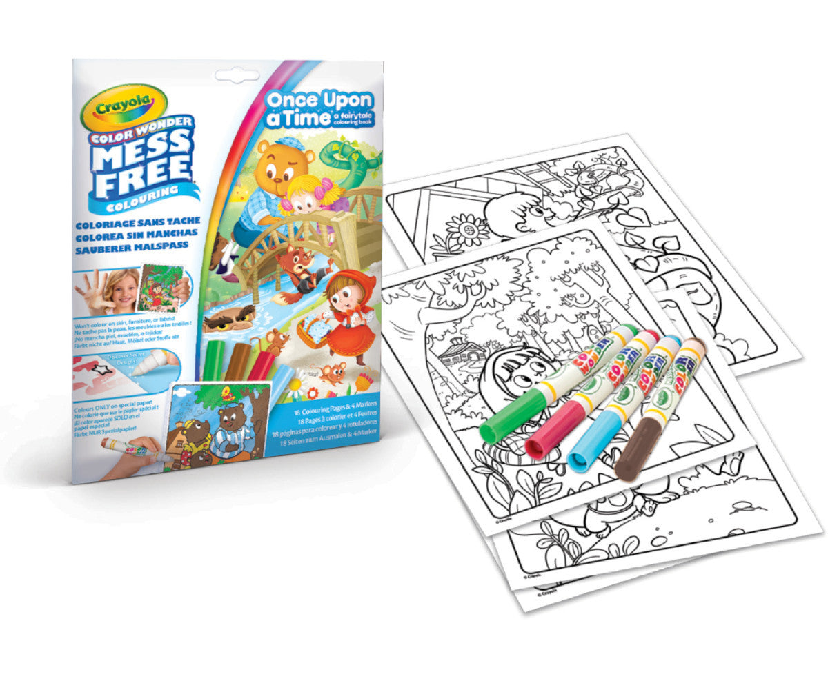 CRAYOLA LLC Crayola Color Wonder Set Once Upon A Time, coloring book, 4 markers - Image 2