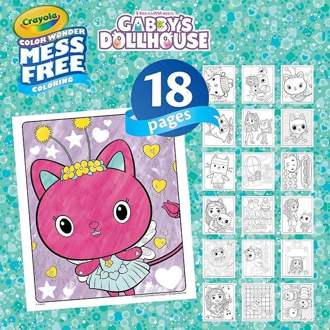 CRAYOLA LLC Crayola COLOR WONDER SET GABBY'S DOLLHOUSE, FOLDALOPE, 4 MARKERS - Image 4