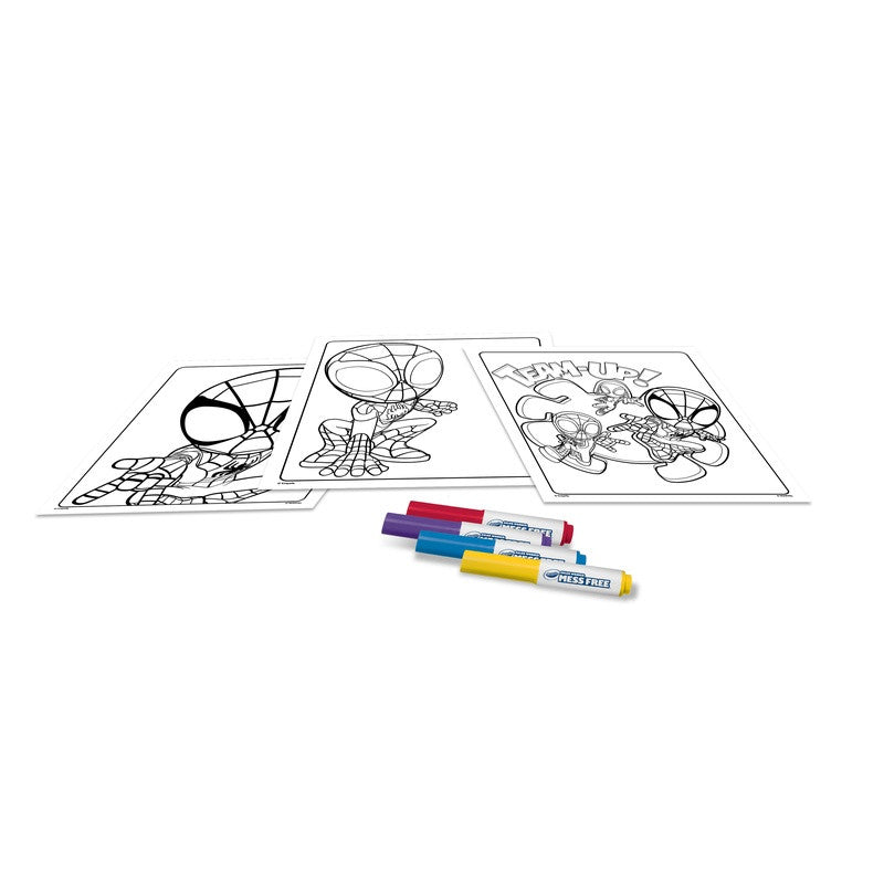 CRAYOLA Disney Spidey Color Wonder Foldable Activity Pad with Mess-Free Markers - Image 3