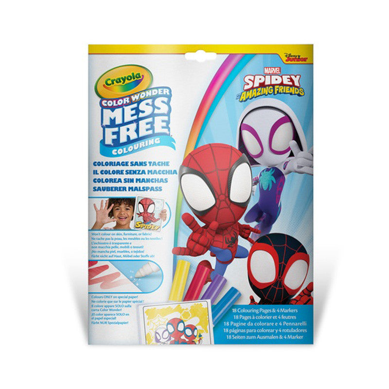 CRAYOLA Disney Spidey Color Wonder Foldable Activity Pad with Mess-Free Markers - Image 2