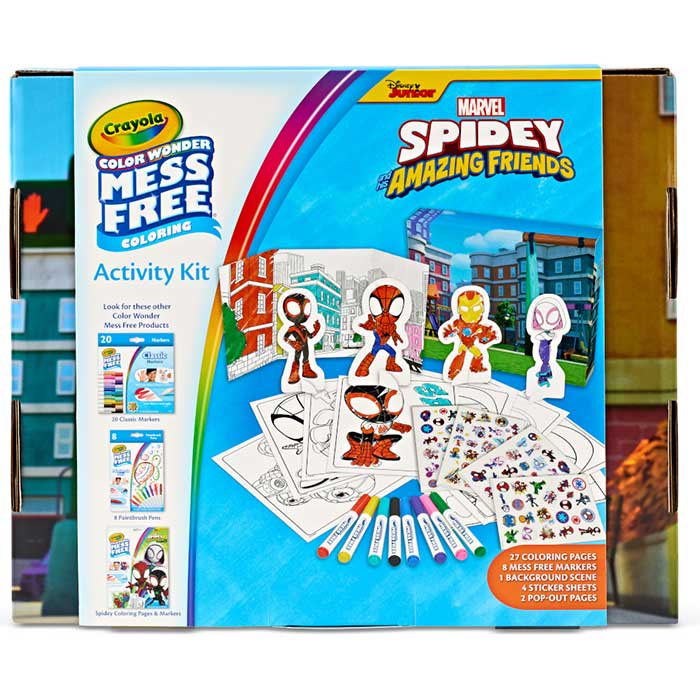 CRAYOLA Disney Spidey Color Wonder Activity Set – Mess-Free Marker Fun - Image 2