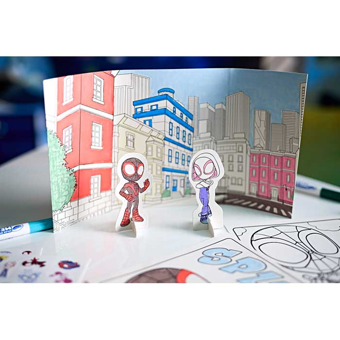 CRAYOLA Disney Spidey Color Wonder Activity Set – Mess-Free Marker Fun - Image 3