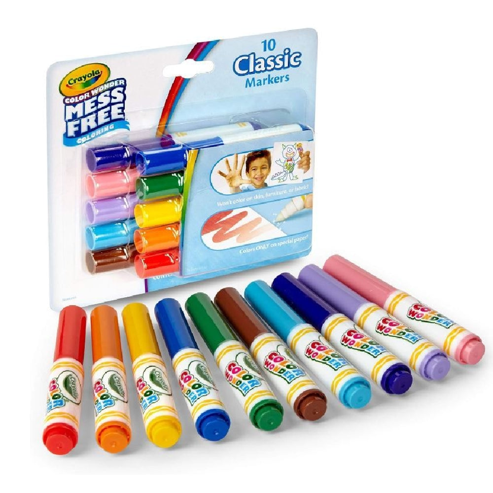 CRAYOLA LLC Crayola Wonder Mini Markers Unisex, 3+ Years, Pack of 10