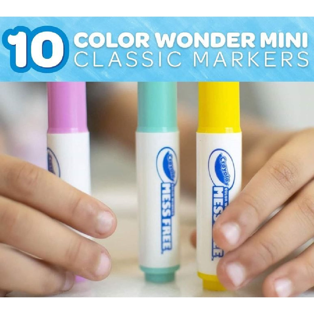 CRAYOLA LLC Crayola Wonder Mini Markers Unisex, 3+ Years, Pack of 10 - Image 5