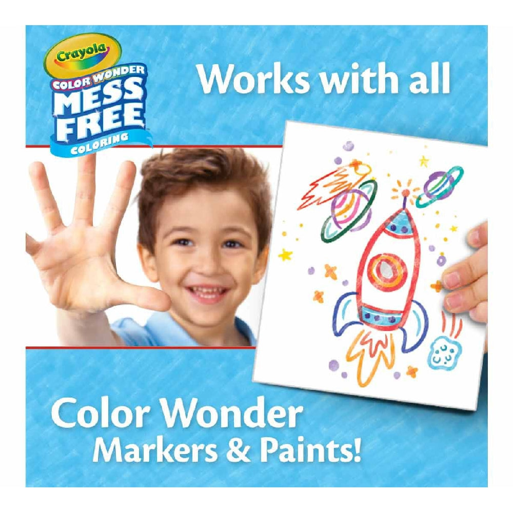CRAYOLA LLC Crayola Mess Free Blank Colouring Pages Unisex, 3+ Years, Pack of 50 - Image 4