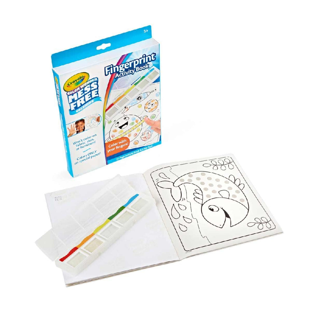 CRAYOLA LLC Crayola Fingerprint Activity Book Unisex, 3-4 Years