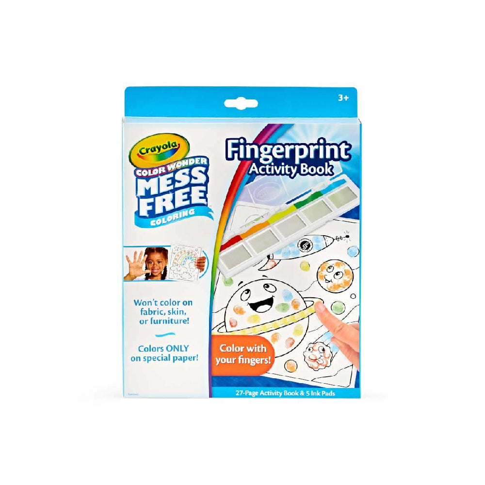 CRAYOLA LLC Crayola Fingerprint Activity Book Unisex, 3-4 Years - Image 2