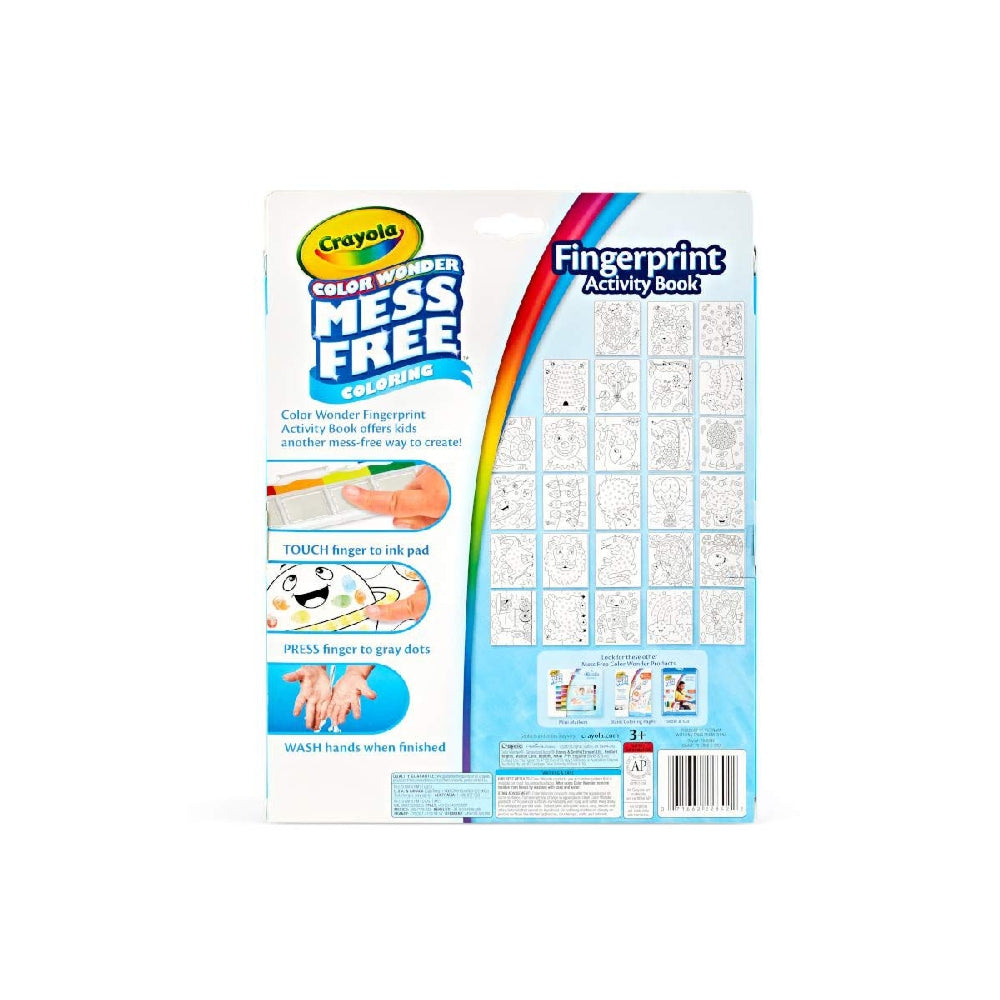 CRAYOLA LLC Crayola Fingerprint Activity Book Unisex, 3-4 Years - Image 3
