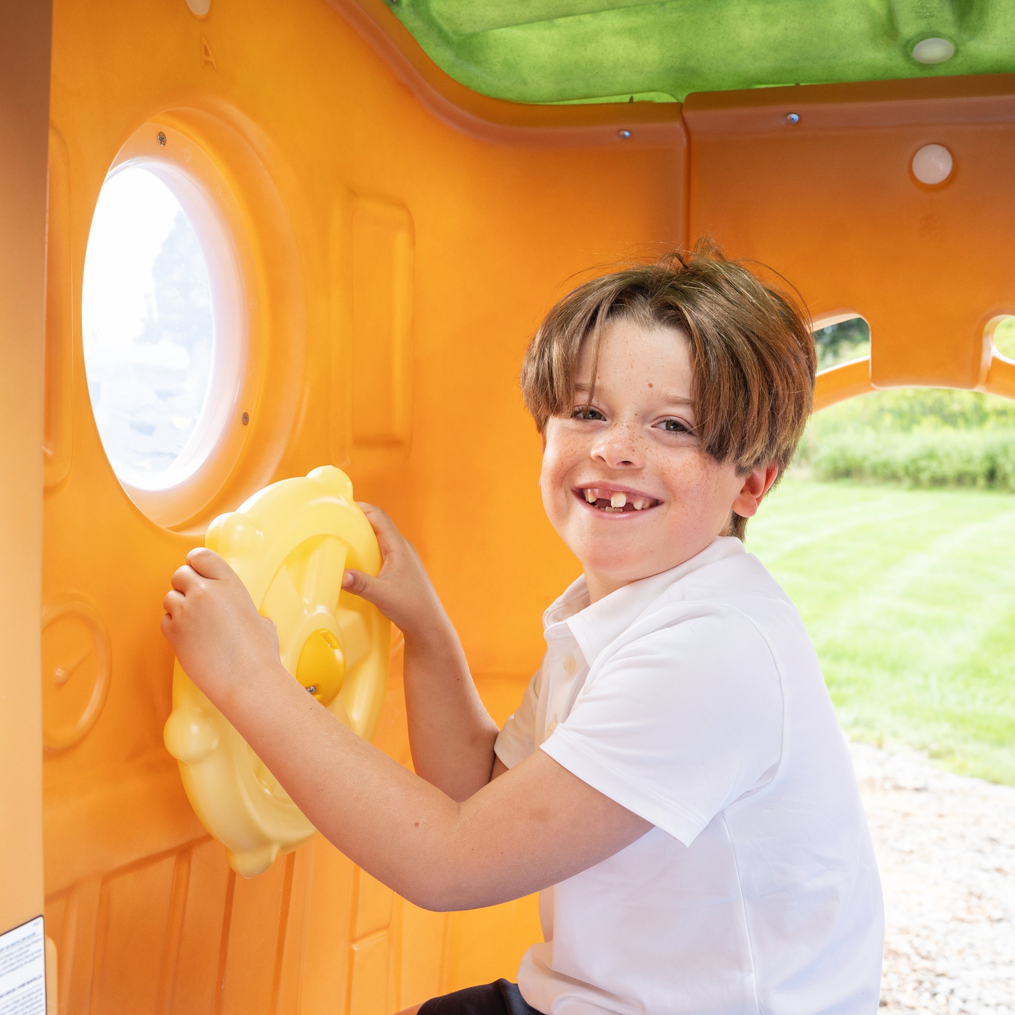 STEP2 Climber Clubhouse For Kids - Brown