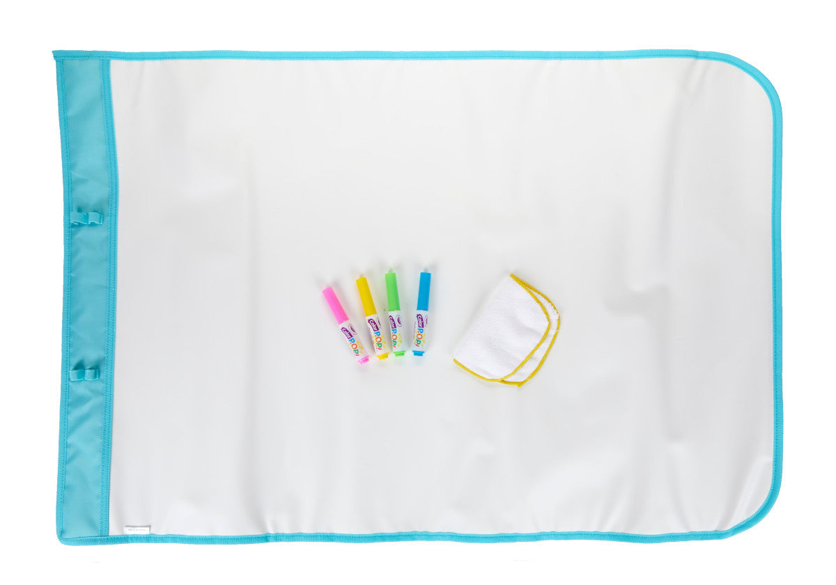CRAYOLA Color POP! Mat Square Foldable Drawing Mat with 4 Color Pens
