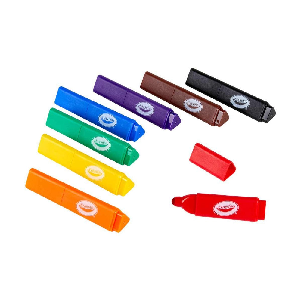 CRAYOLA LLC Crayola Washable Tripod Grip Markers Unisex, 2+ Years, Pack of 8 - Image 2