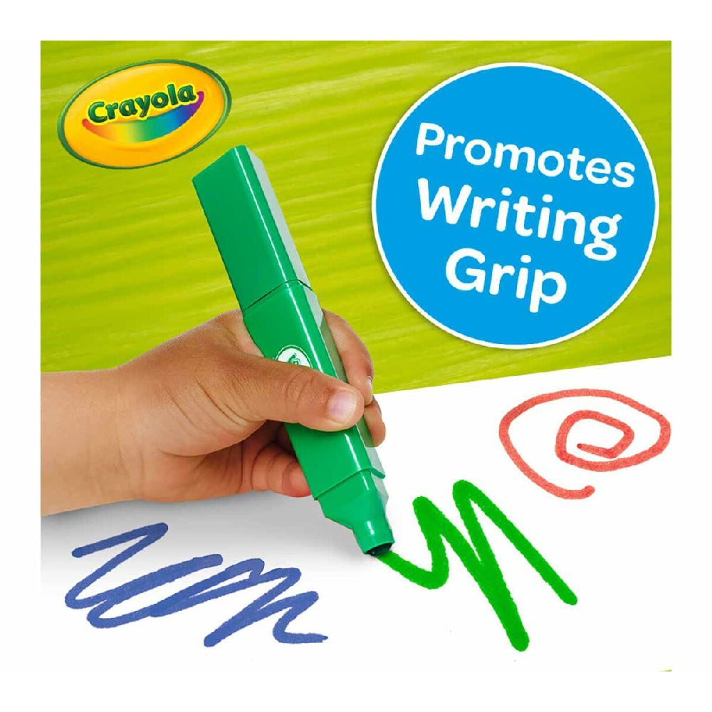 CRAYOLA LLC Crayola Washable Tripod Grip Markers Unisex, 2+ Years, Pack of 8 - Image 5