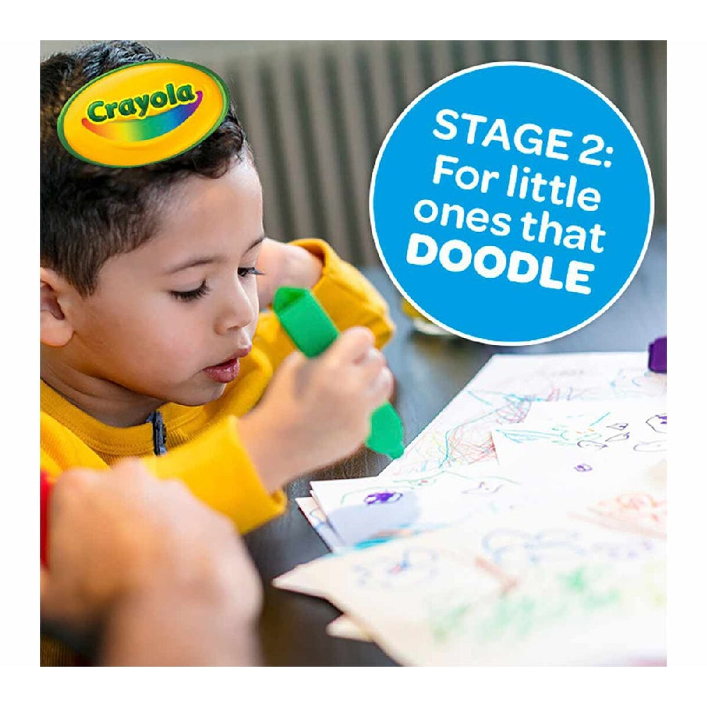 CRAYOLA LLC Crayola Washable Tripod Grip Markers Unisex, 2+ Years, Pack of 8 - Image 6