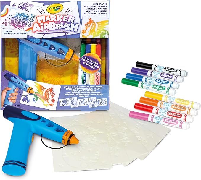 CRAYOLA Mini Marker Air Sprayer – Creative Airbrush Toy for Kids - Image 2