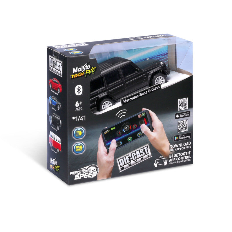 MAISTO TECH 1:41 MERCEDES-BENZ G-CLASS METAL RC (BLUETOOTH CAR)