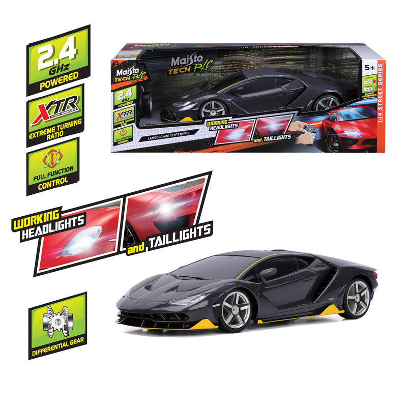 MAISTO TECH Maisto 1:14 Scale Lamborghini Centenario Remote Control Diecast Car Unisex, 5-7 Years - Image 3