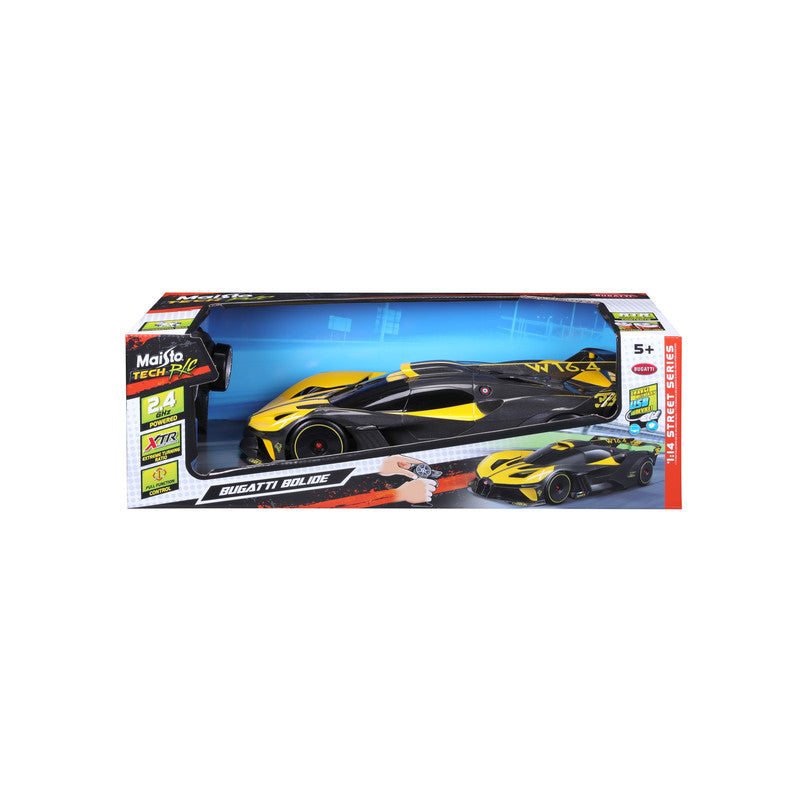 MAISTO TECH Maisto 1:14 Scale Bugatti Bolide Remote Control Diecast Car Unisex Yellow/Black, 5-7 Years - Image 2