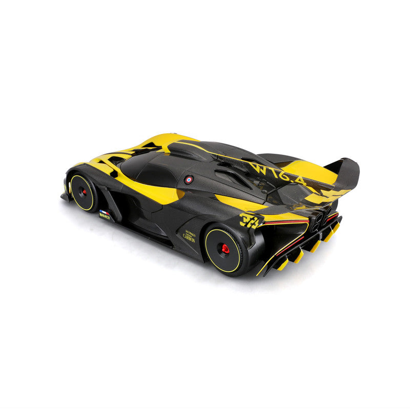 MAISTO TECH Maisto 1:14 Scale Bugatti Bolide Remote Control Diecast Car Unisex Yellow/Black, 5-7 Years - Image 4