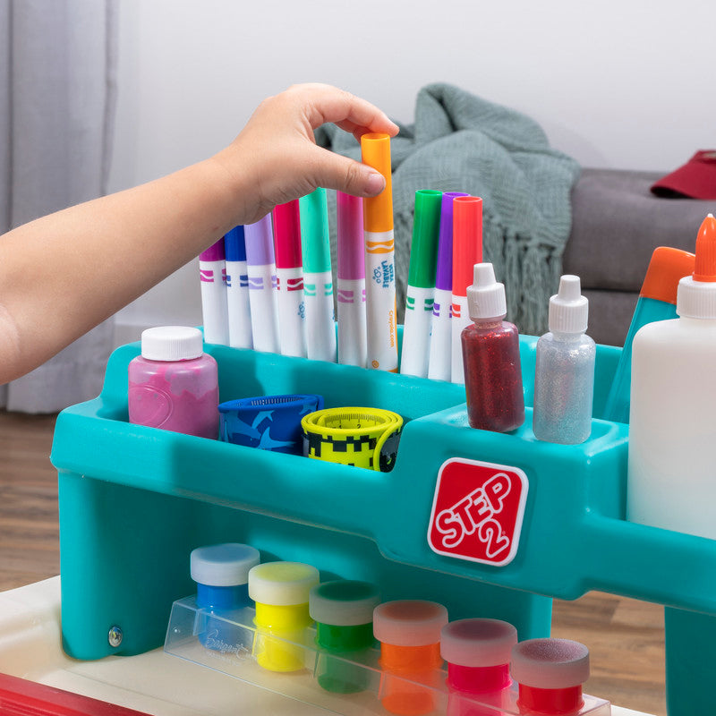 FLIP & DOODLE EASEL DESK WITH STOOL - Image 5