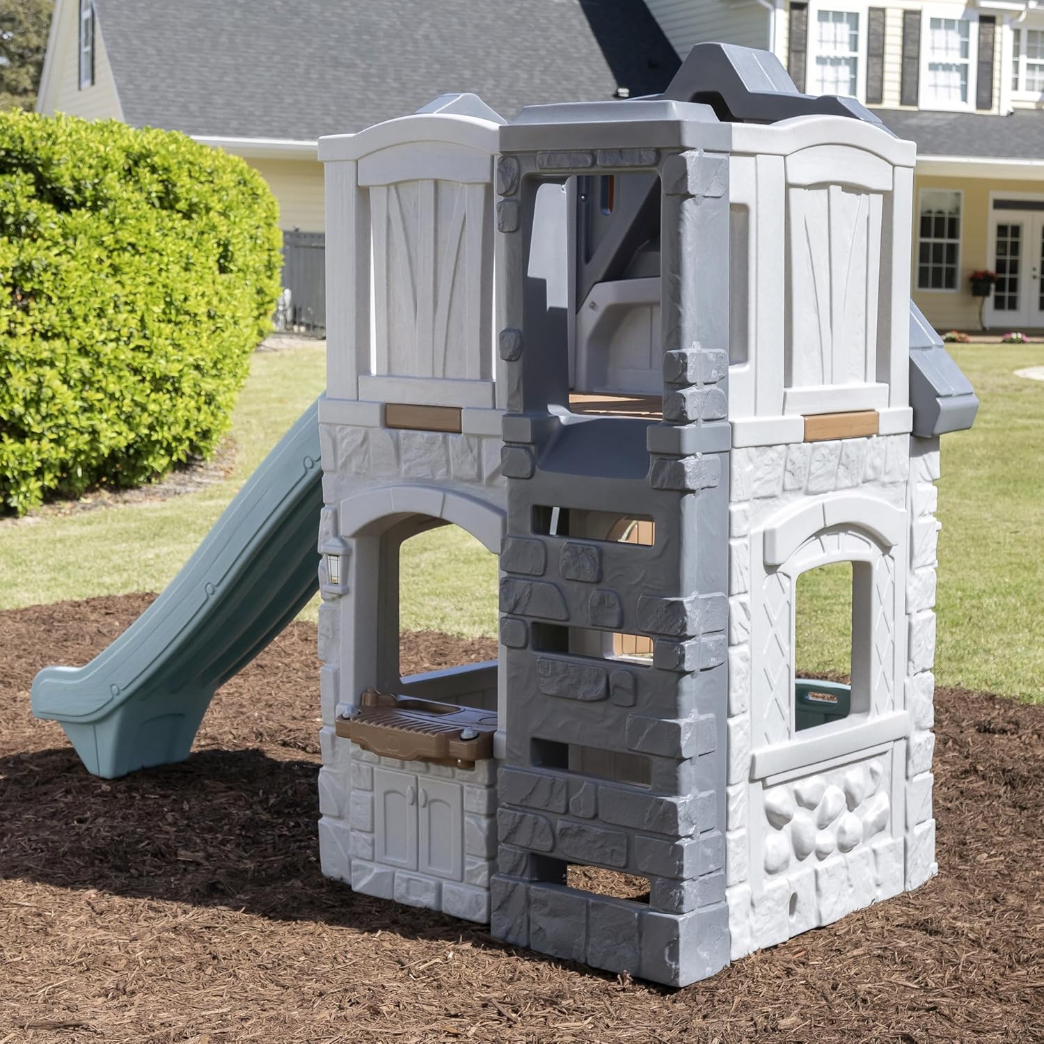 ENCHANTING ADVENTURES 2-STORY PLAYHOUSE & SLIDE - Image 4