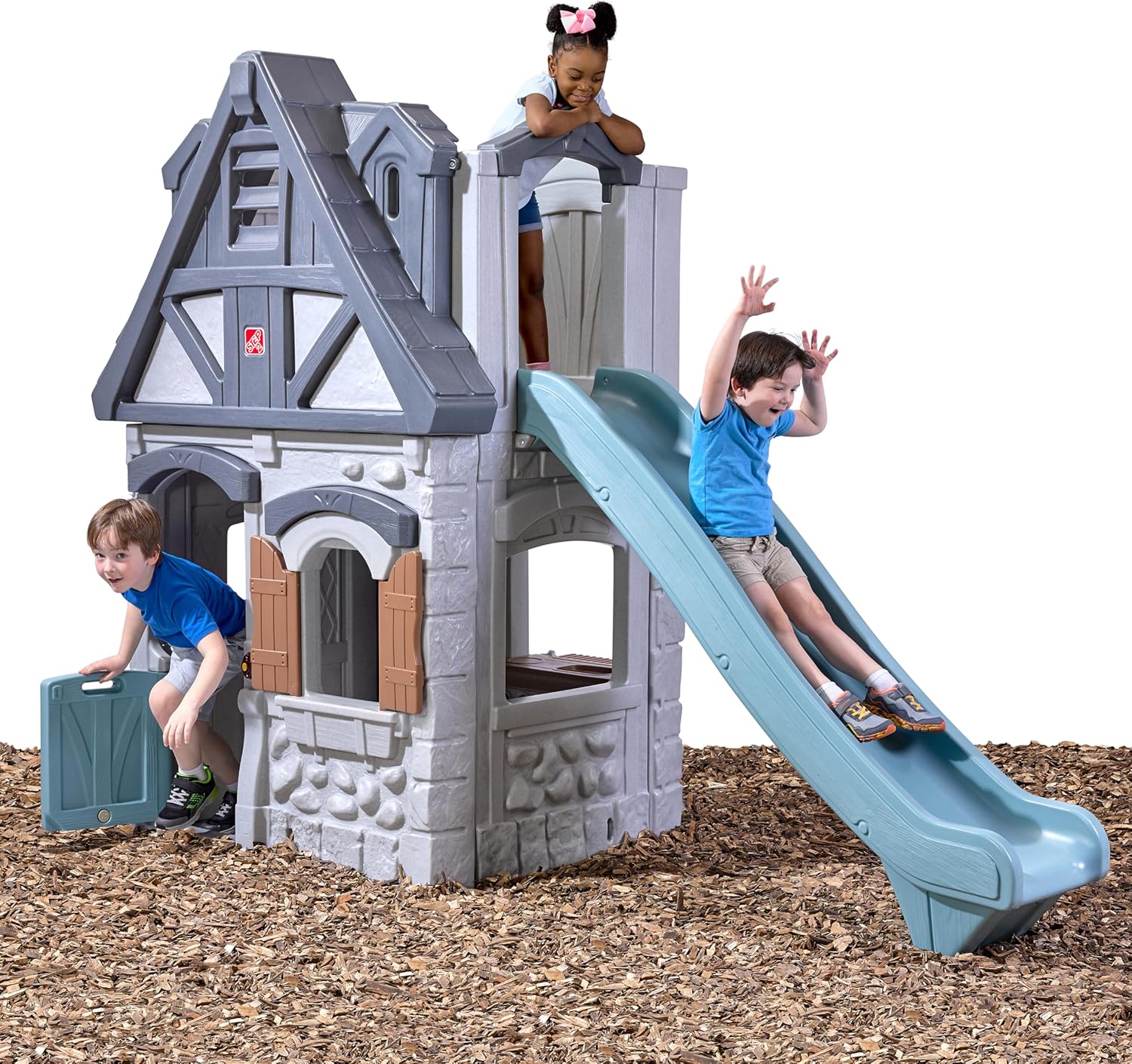 ENCHANTING ADVENTURES 2-STORY PLAYHOUSE & SLIDE - Image 2