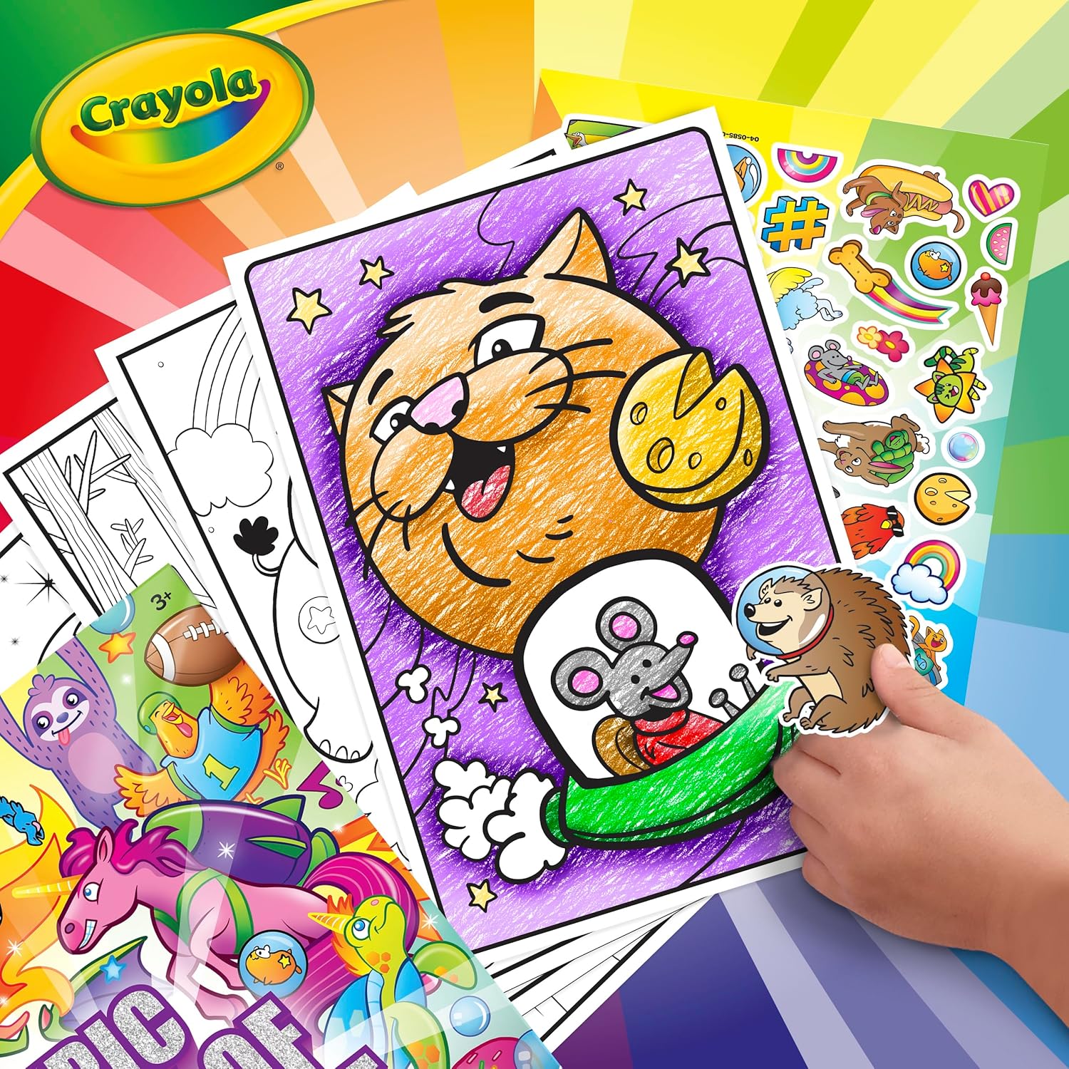 CRAYOLA LLC Crayola Awesome Colouring Book Unisex, 3+ Years - Image 2