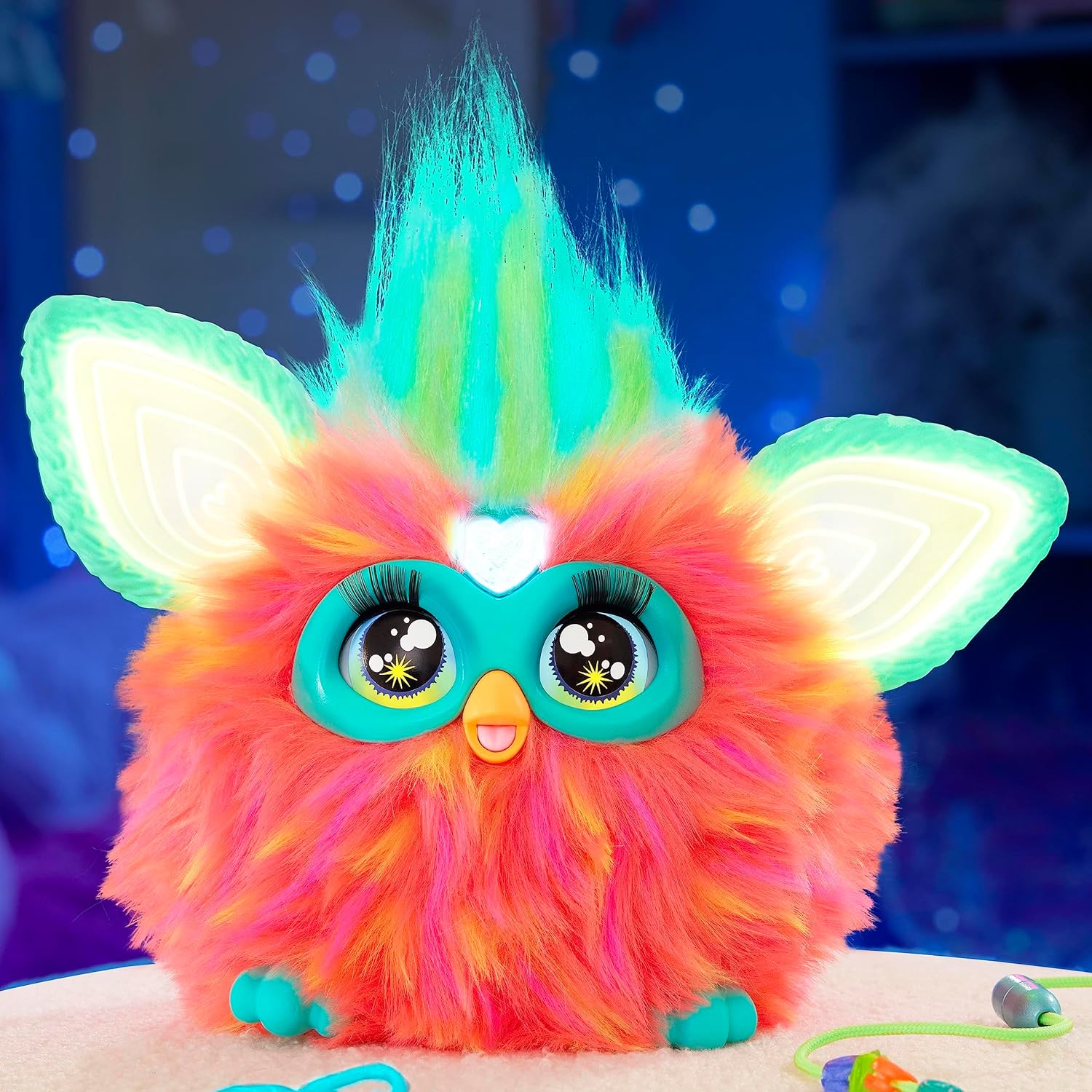 Furby Coral, 15 Fashion Accessories, Interactive Plush Toys for 6 Year Old Girls & Boys & Up, Voice Activated Animatronic - Image 6