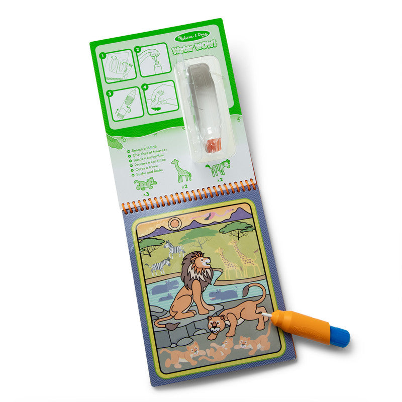 SMD _MELISSA & DOUG _SPIN MASTER Melissa & Doug Safari Water Wow! Art Kit Unisex, 3-4 Years - Image 3
