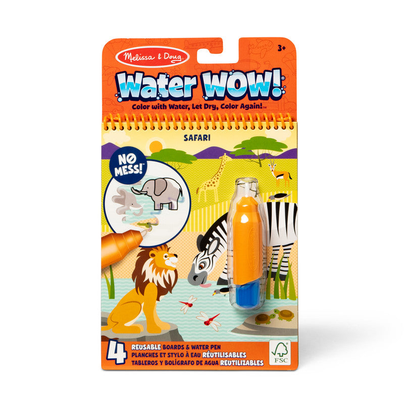 SMD _MELISSA & DOUG _SPIN MASTER Melissa & Doug Safari Water Wow! Art Kit Unisex, 3-4 Years