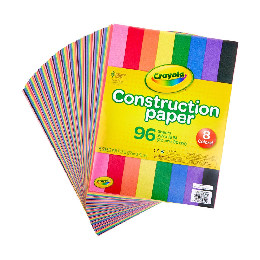 CRAYOLA LLC Crayola Construction Paper Unisex, 3+ Years, Pack of 96 - Image 2