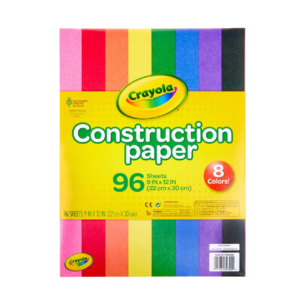 CRAYOLA LLC Crayola Construction Paper Unisex, 3+ Years, Pack of 96 - Image 4