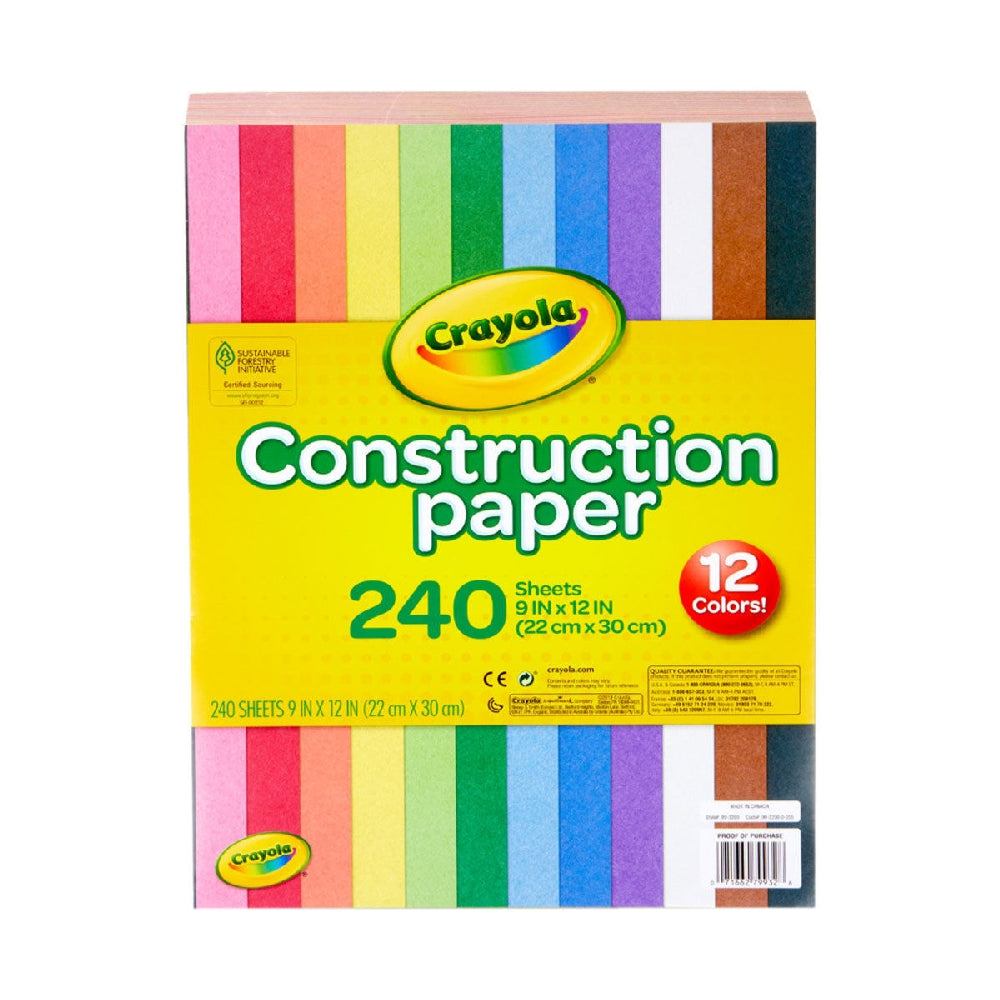 CRAYOLA LLC Crayola Construction Paper Unisex, 3+ Years, Pack of 240 - Image 3