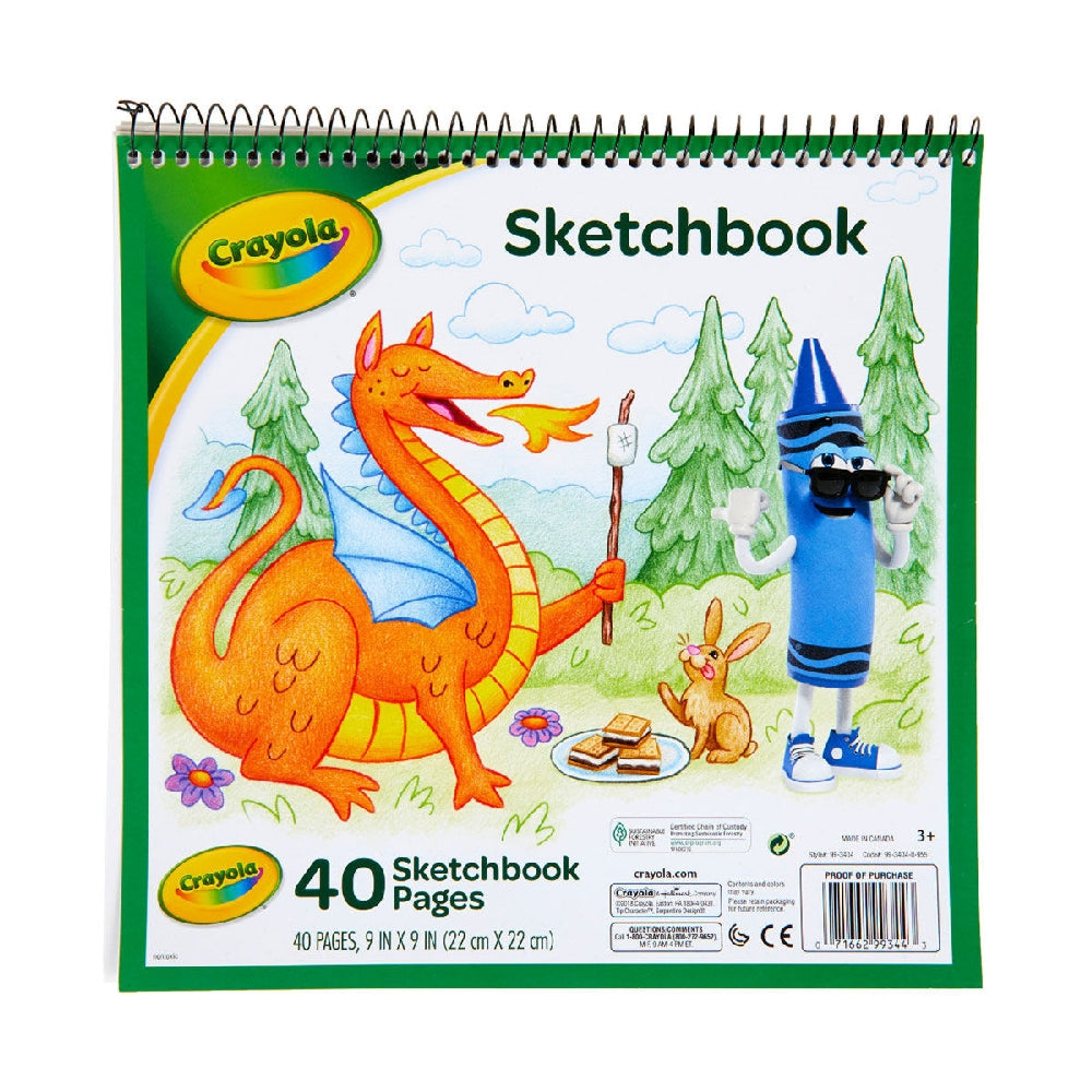 CRAYOLA LLC Crayola Thick Pages Sketchbook Unisex, 3+ Years - Image 3